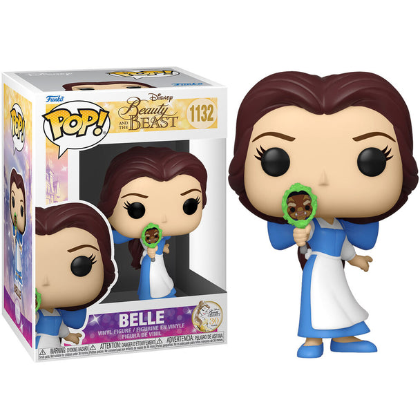 Figurine Funko POP Belle de Disney La Belle et la Bête en vinyle de 9 cm vue de face avec détails soignés