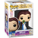 Figurine Funko POP Belle positionnée de profil montrant les détails de la robe et du visage