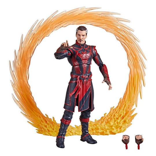 Zoom sur les détails et articulations de la figurine Doctor Defender Marvel HASBRO 15 cm
