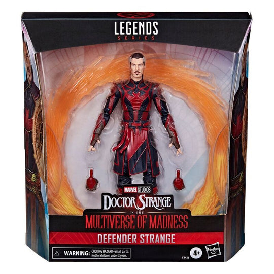Packaging officiel HASBRO de la figurine Doctor Defender Marvel Multiverse of Madness 15 cm