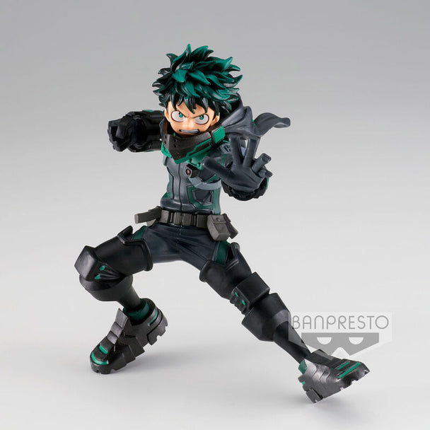 Figurine Izuku Midoriya 15cm de face avec détails colorés et pose dynamique