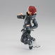 Profil gauche de la figurine Shoto Todoroki montrant les effets de glace et feu sur ses mains