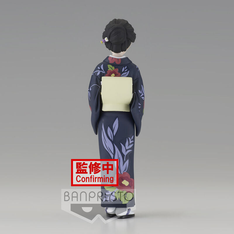 Vue rapprochée du visage expressif de la figurine Tamayo Demon Slayer