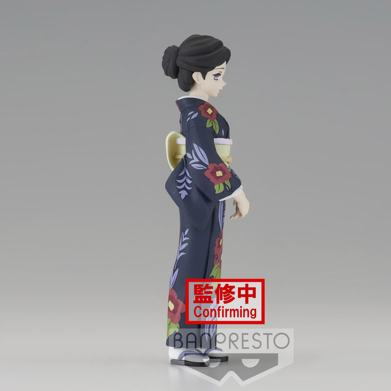 Figurine Tamayo Demon Slayer No Yaiba 14cm posée sur un socle stable