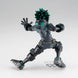 Figurine Izuku Midoriya posée sur un socle, illustrant le personnage du film World Heroes Mission