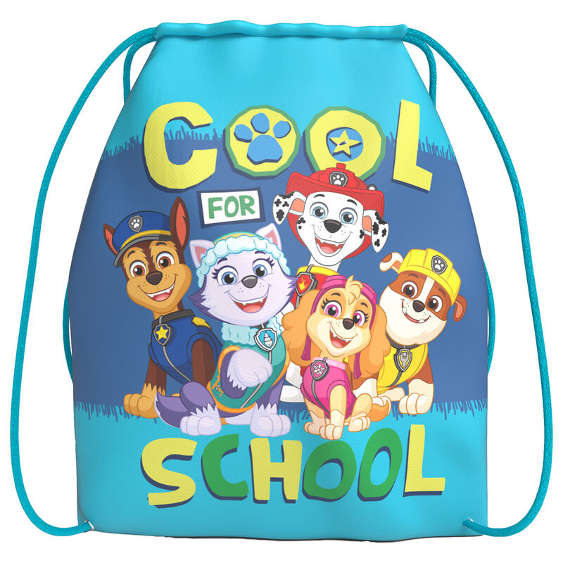 Sac de sport Paw Patrol 43 cm de couleur vive avec logo officiel CYP BRANDS, parfait pour enfants actifs.