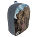 Sac à dos Jurassic World 3D de 30 cm avec design de dinosaure en relief, vue de face