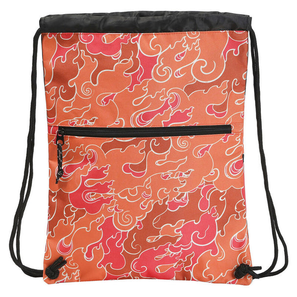Sac de sport CYP BRANDS avec illustration Charmander Evolution, idéal pour gym et loisirs, photo en contexte