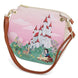 Sac Loungefly Disney porté à l'épaule, mettant en avant son format compact et élégant