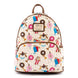 Sac à dos LOUNGEFLY Disney Chip and Dale Sweet Treats vue de face avec design coloré