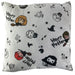 Zoom sur le tissu doux et l’impression détaillée du coussin Chibi Harry Potter Warner Bros.