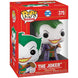Vue rapprochée de la figurine Funko POP Joker Imperial Palace montrant les détails colorés et le packaging