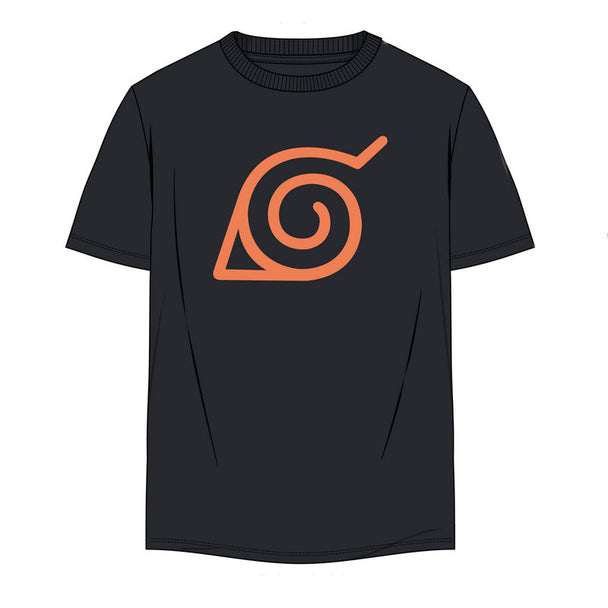 T-shirt adulte Naruto Shippuden DIFUZED en coton blanc avec design officiel, disponible en plusieurs tailles.