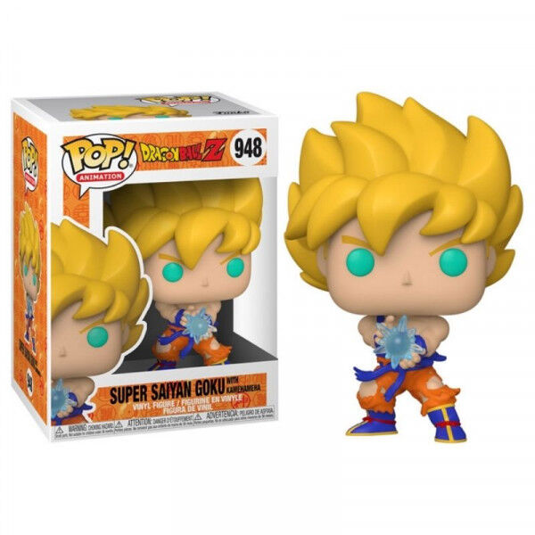 Boîte vitrine de la figurine Funko POP Dragon Ball Z Goku Super Saiyan, montrant le packaging officiel série 9.
