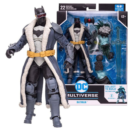 Figurine Batman Endless Winter DC Comics Multiverse de face avec détails précis et costume sombre