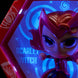 Planche de stickers décoratifs inclus avec la figurine WOW POD Scarlet Witch, certains révélant des motifs UV.