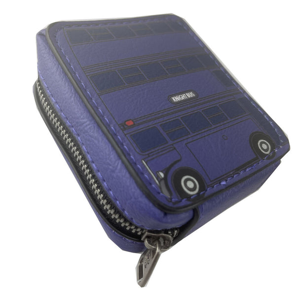 Détail du porte-monnaie Harry Potter avec fermeture éclair et doublure intérieure visible