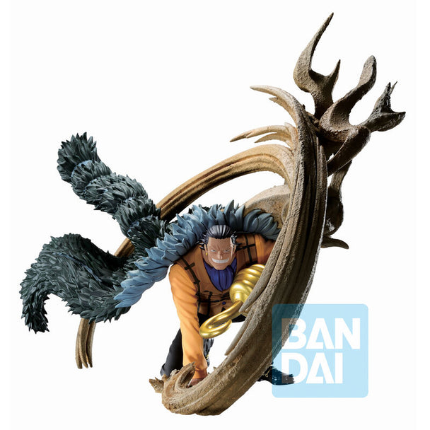 Figurine Crocodile Ichibansho One Piece Duel Memories vue de face avec détails soignés