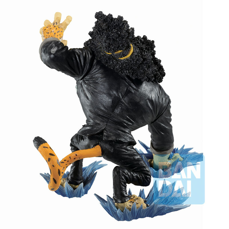 Image de la figurine Rob Lucci Ichibansho avec ses couleurs vives et finitions précises
