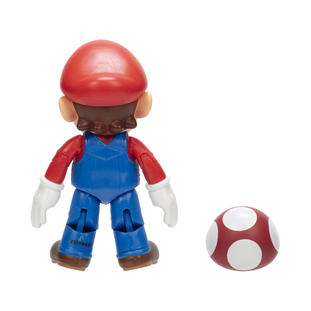 Photo de la figurine Mario en tenue de plombier 10cm sur fond blanc