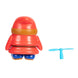 Zoom sur le visage expressif de la figurine Nintendo Super Mario Wave 28, 10cm