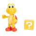 Vue dynamique de la figurine Super Mario Wave 28 en posture d’action, 10cm de hauteur