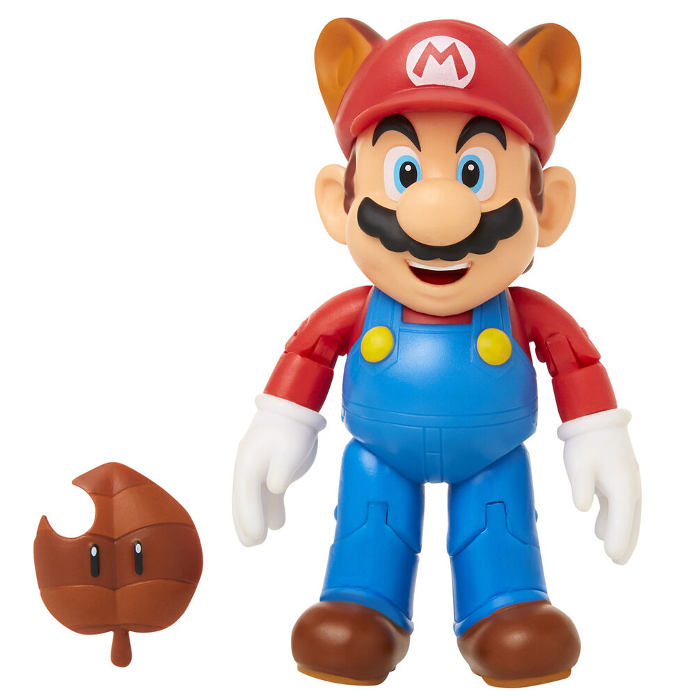 Image de la figurine Super Mario Wave 28 tenue dans une main pour montrer l’échelle
