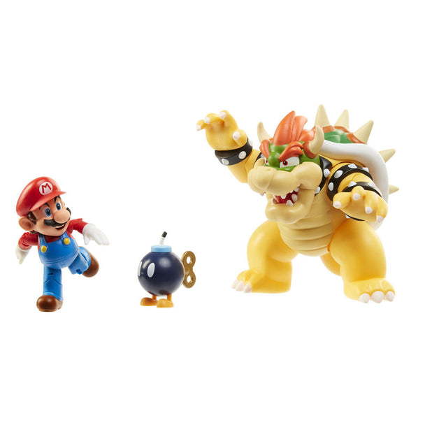 Figurine Super Mario de JAKKS PACIFIC avec sa casquette rouge iconique et posture dynamique
