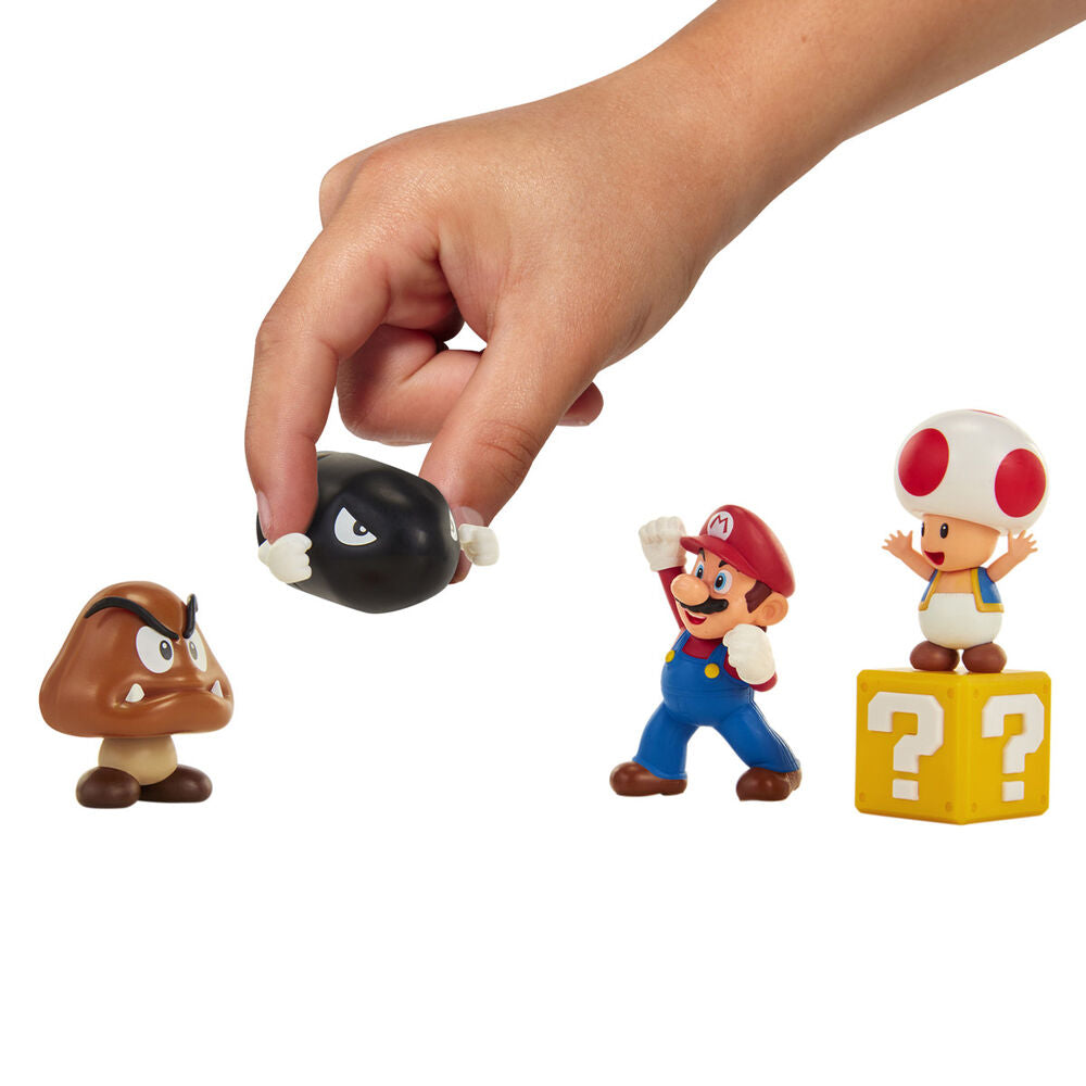 Figurine Luigi du set JAKKS PACIFIC avec accessoires de décor