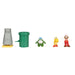 Zoom sur la figurine Yoshi avec textures réalistes et couleurs vives