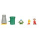 Zoom sur la figurine Yoshi avec textures réalistes et couleurs vives