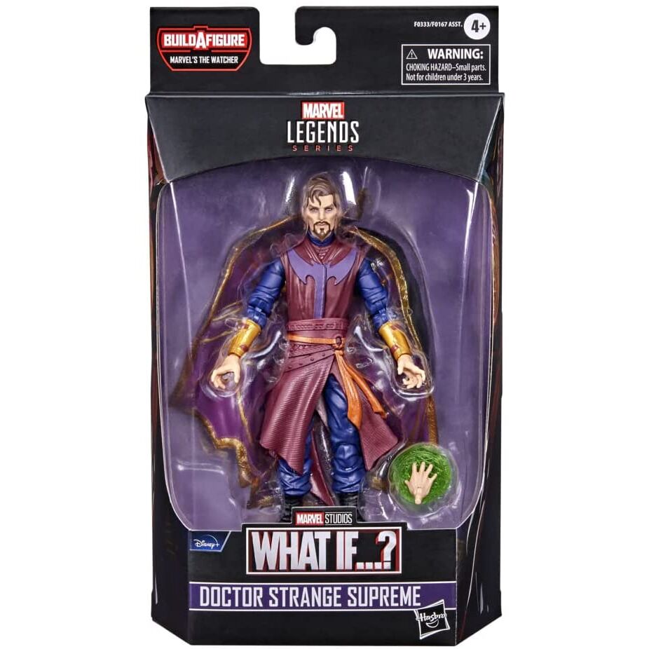 Emballage officiel HASBRO de la figurine Doctor Strange Supreme Marvel What If avec visuel coloré