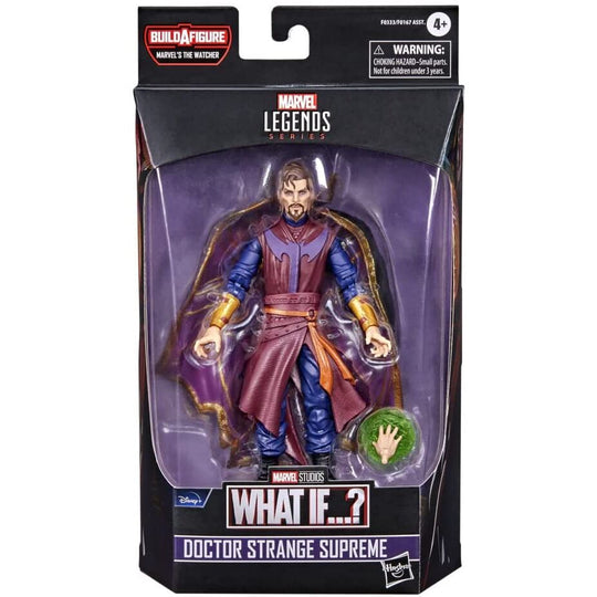 Emballage officiel HASBRO de la figurine Doctor Strange Supreme Marvel What If avec visuel coloré