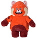 Peluche Turning Red Disney Pixar de 25 cm vue de face avec détails doux et colorés