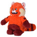 Zoom sur la texture douce et les finitions soignées de la peluche Turning Red SIMBA