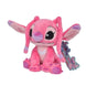 Peluche Stitch et Angel assise montrant ses 25cm de hauteur et sa posture adorable