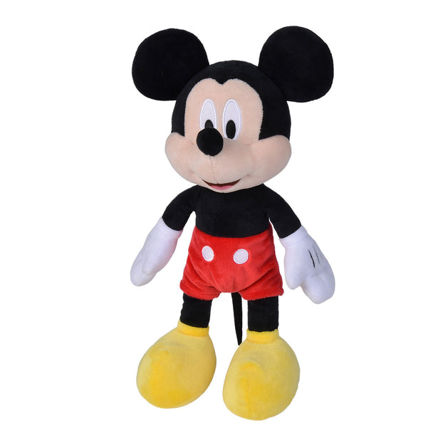 Peluche Mickey Mouse douce de 35 cm vue de face avec détails précis du visage