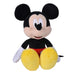Profil latéral de la peluche Mickey Mouse SIMBA montrant la texture douce du tissu