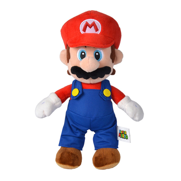 Peluche Mario Nintendo de 30cm montrant la qualité des matériaux et les finitions soignées