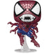Figurine POP Marvel Spiderman Doppelganger exclusive FUNKO présentée sous un angle latéral montrant les finitions précises