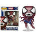 Figurine POP FUNKO Marvel Spiderman Doppelganger vue de face avec détails exclusifs et couleurs vives