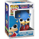 Vue rapprochée de la figurine Funko POP Sonic 30th Anniversary mettant en valeur les détails colorés et le design dynamique de Sonic.