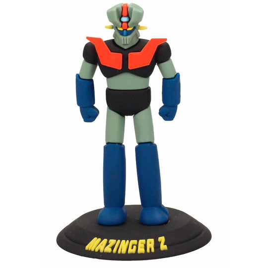 Figurine mini Mazinger Z en caoutchouc vue de face avec détails soignés, par SD TOYS