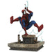 Vue arrière de la figurine diorama Spiderman Marvel 20cm avec pose dynamique