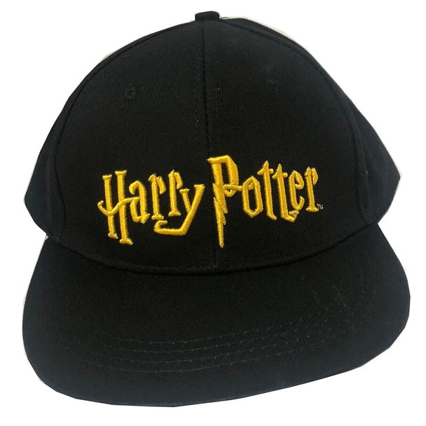 Détail de la broderie Harry Potter sur la casquette taille ajustable 54-58 cm