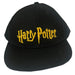 Détail de la broderie Harry Potter sur la casquette taille ajustable 54-58 cm