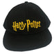 Détail de la broderie Harry Potter sur la casquette taille ajustable 54-58 cm