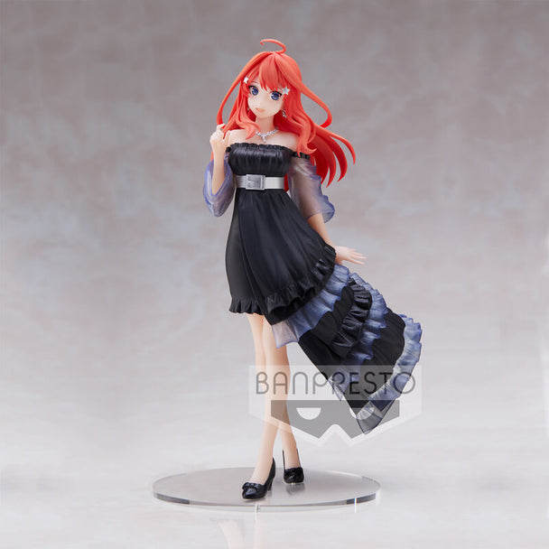 Détail du visage expressif de la figurine Itsuki Nakano BANPRESTO