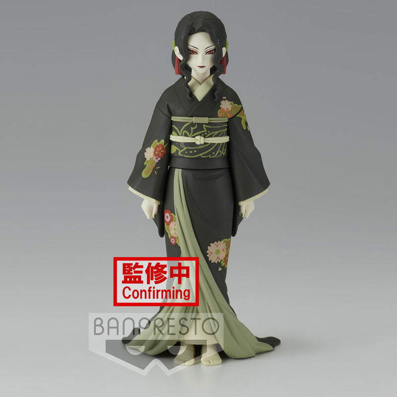 Figurine Muzan Kibutsuji Vol.6 de 17 cm vue de face avec détails précis et couleurs fidèles à l'anime Demon Slayer