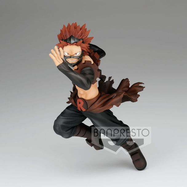 Figurine Eijiro Kirishima de My Hero Academia en pose dynamique, 12 cm, vue avant